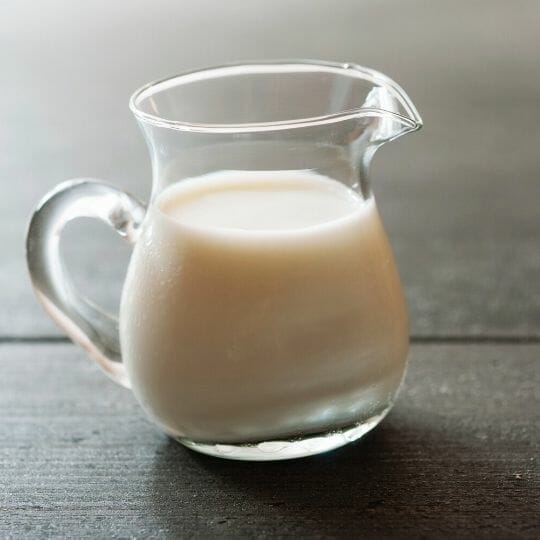buttermilk in pitcher