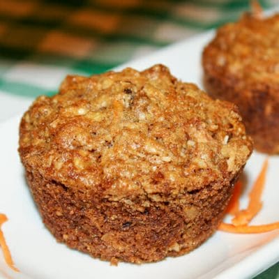 carrot applesauce muffin