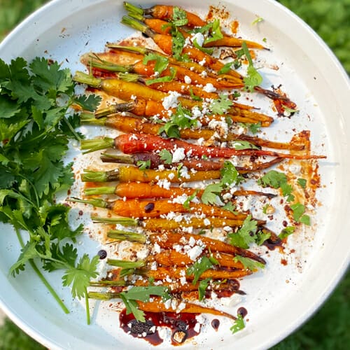 plate of carrots