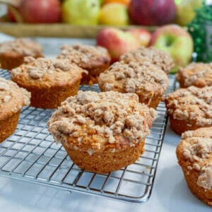 carrot and applesauce muffin