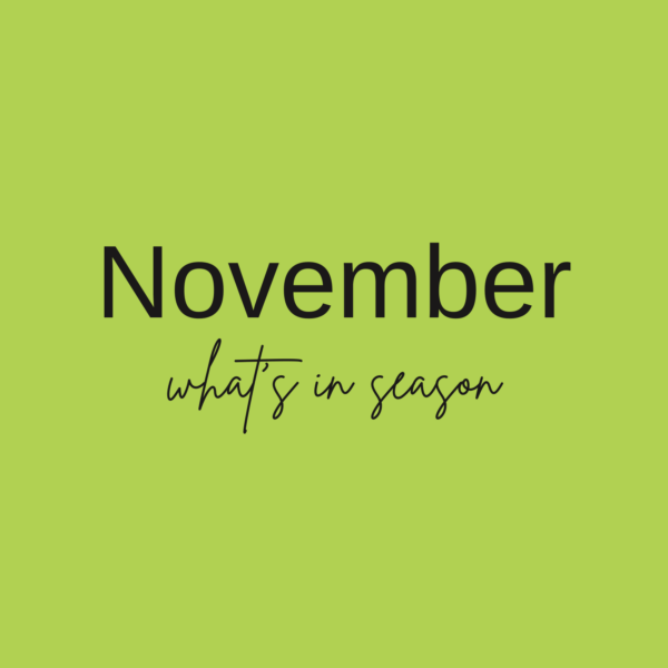 -What’s in Season in November?