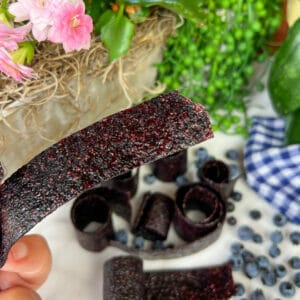 How to Make Blueberry Fruit Leather – Oven or Dehydrator