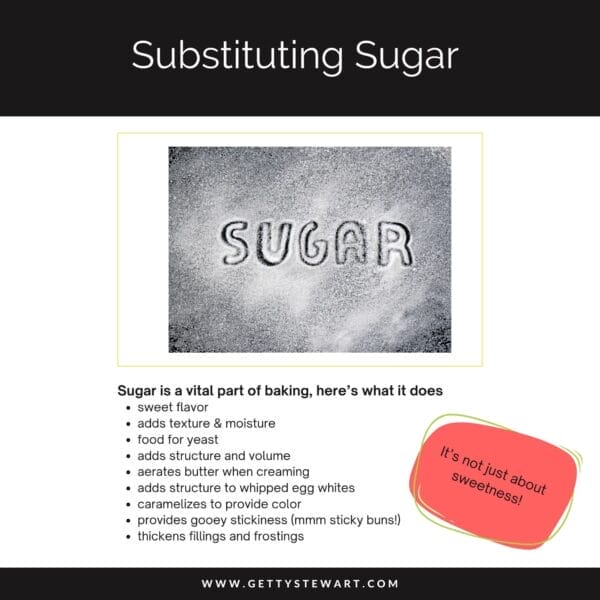 What sugar does in baking summary image